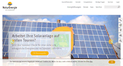 Desktop Screenshot of naturenergie.de